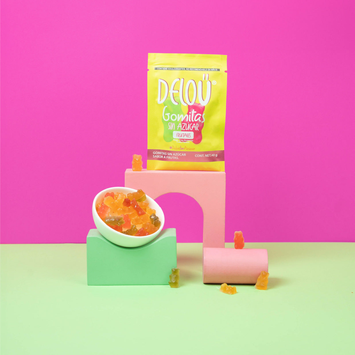 Ositos sabor frutales sin azúcar