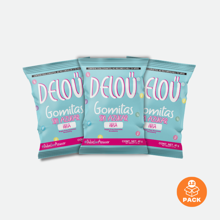 Deloü Gomitas Sin Azúcar sabor fresa