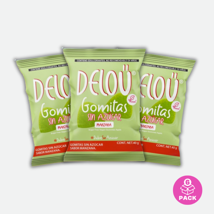Deloü Gomitas Sin Azúcar sabor Manzana