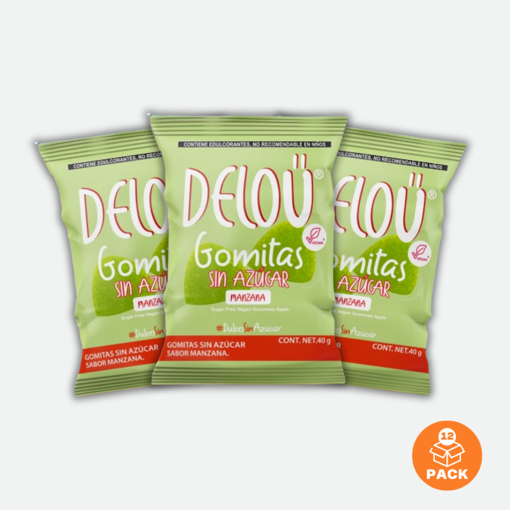 Deloü Gomitas Sin Azúcar sabor Manzana