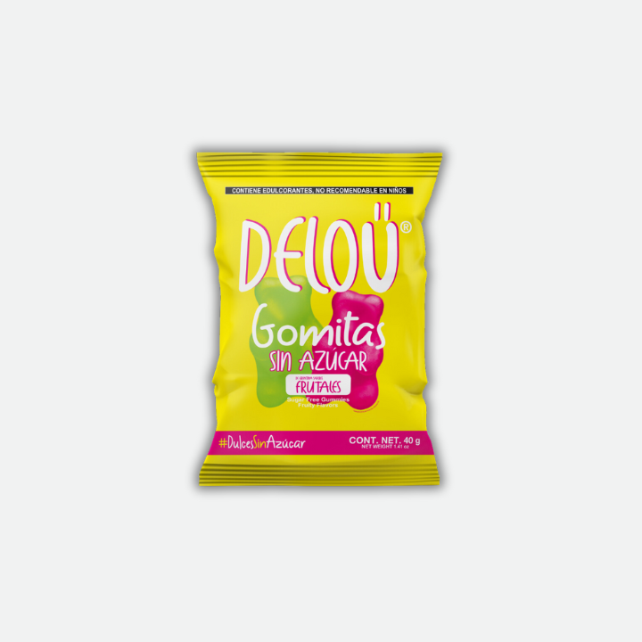 Deloü Gomitas sabores frutales |Empaque Individual (40g)