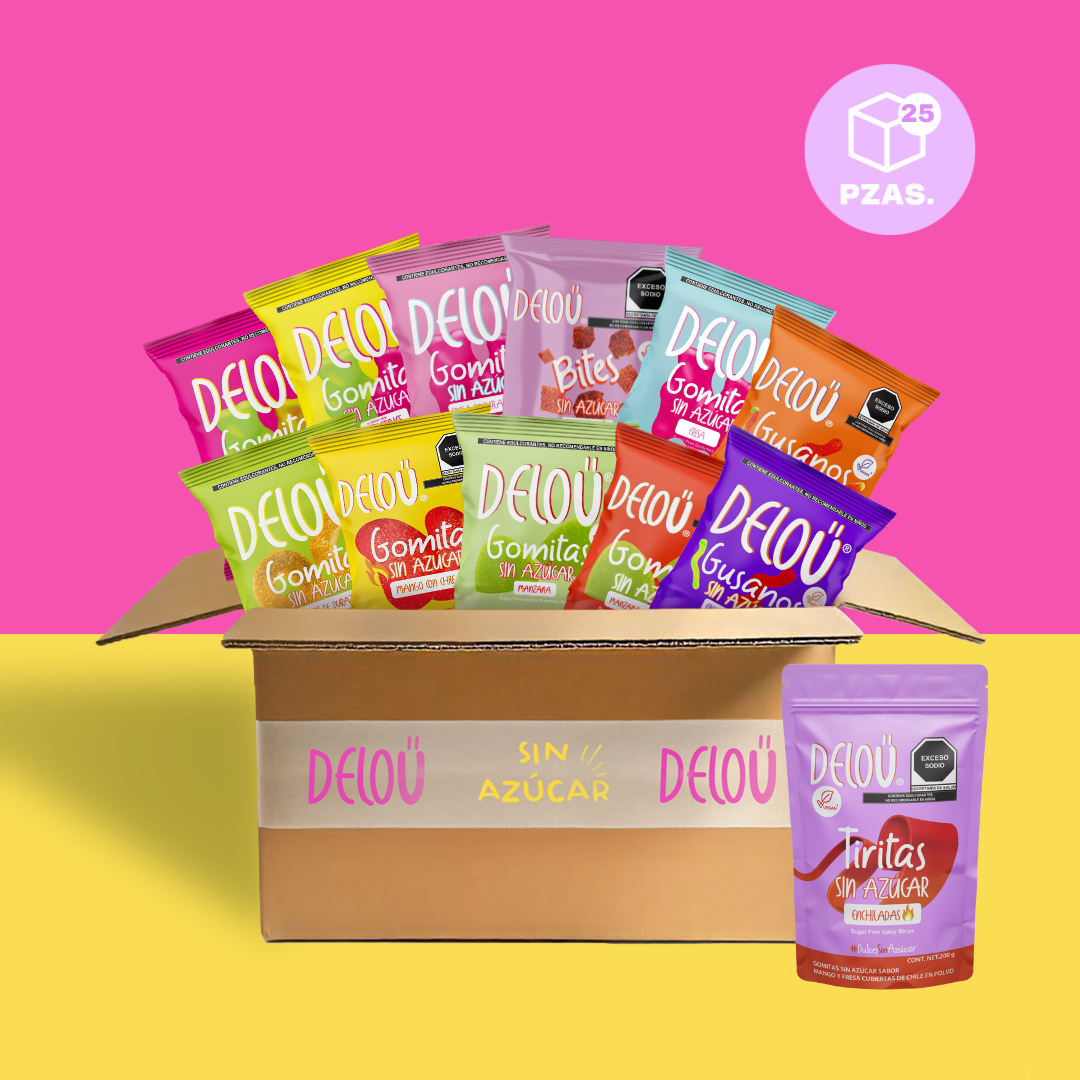 Box Gomitas Dulces y Enchiladas | 25 piezas