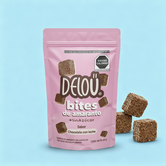 Bites de Amaranto - Chocolate con leche