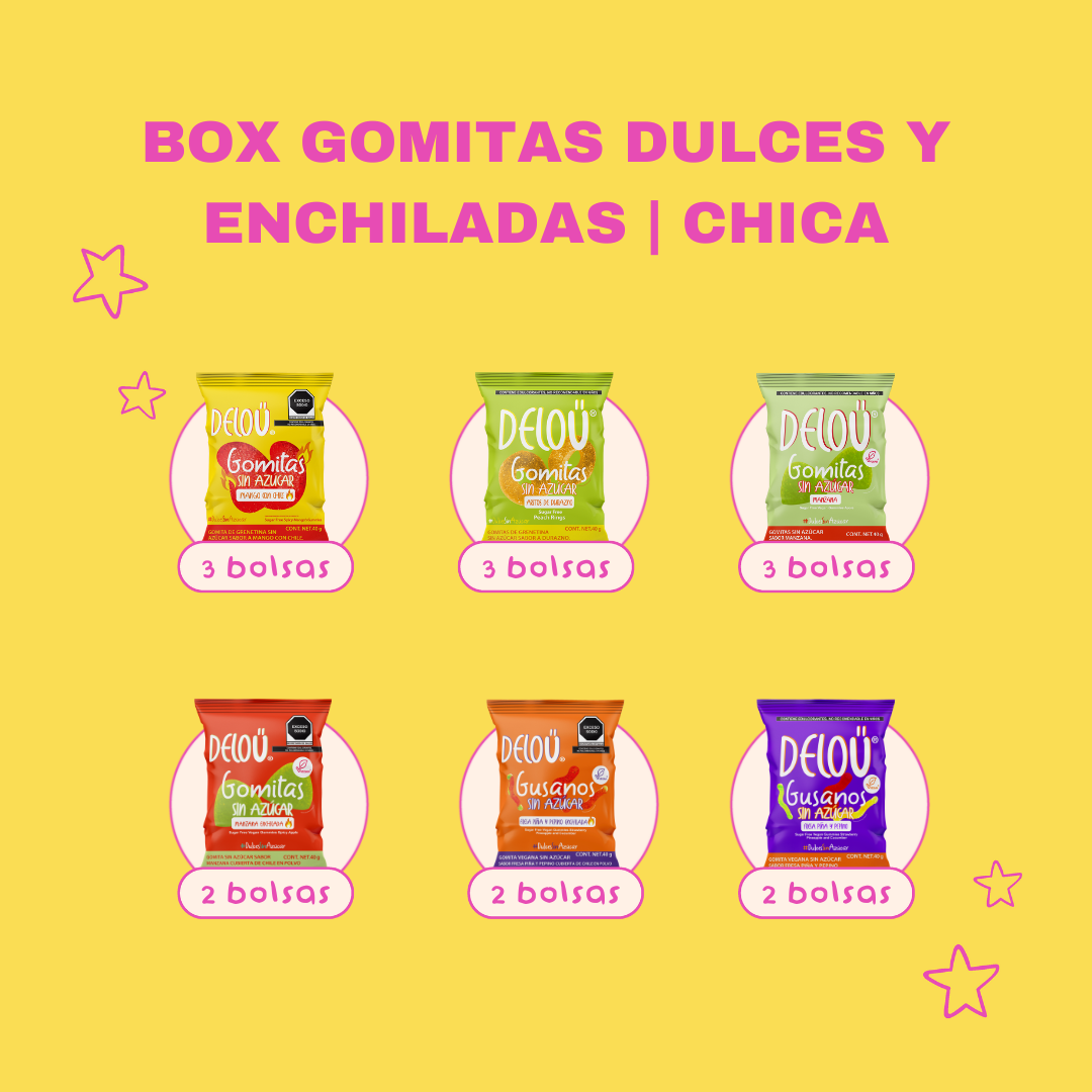 Box Gomitas Dulces y Enchiladas | 15 piezas