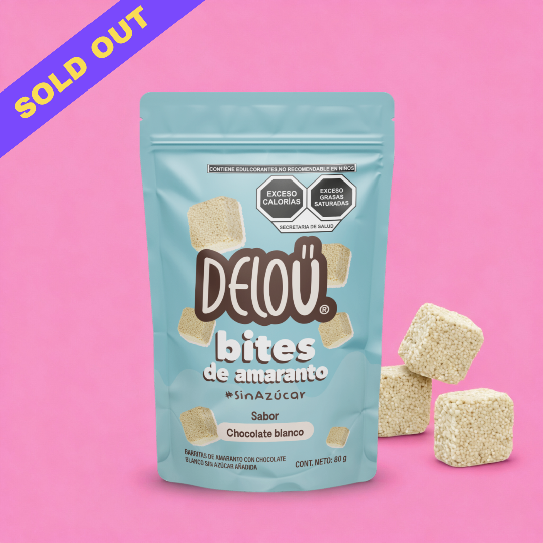 Bites de Amaranto - Chocolate blanco