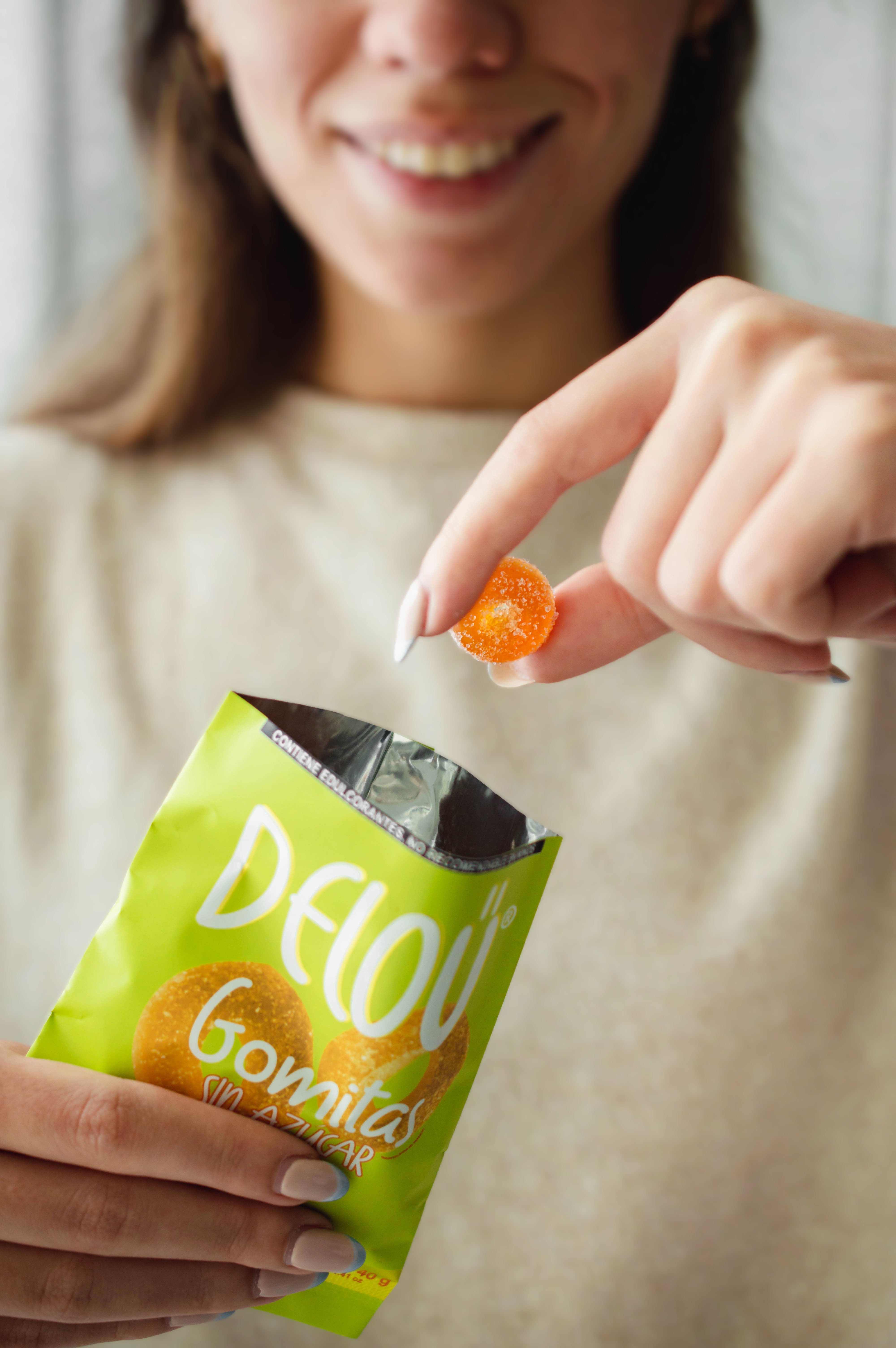 Gomitas Sin Azúcar Aritos sabor durazno