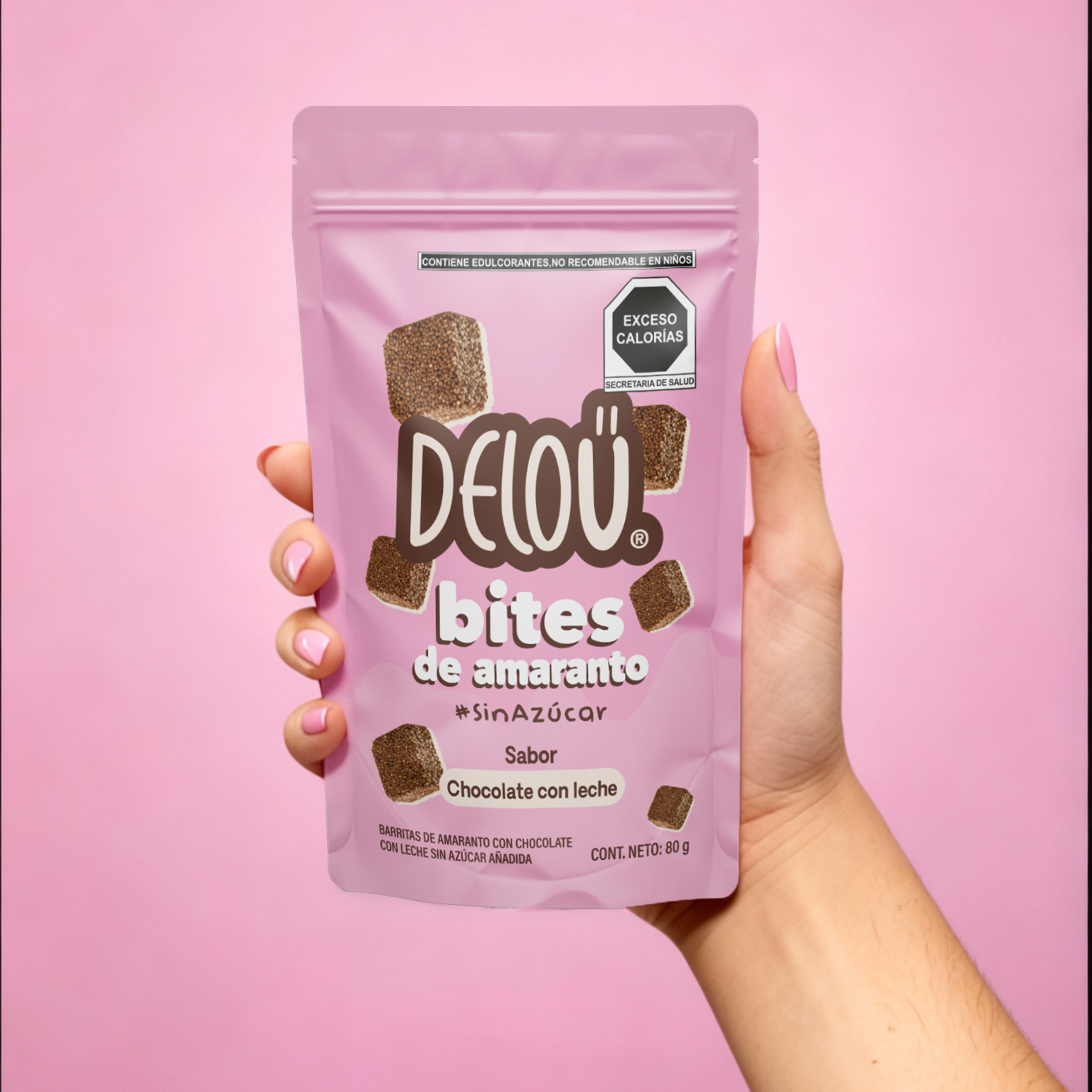 Bites de Amaranto - Chocolate con leche