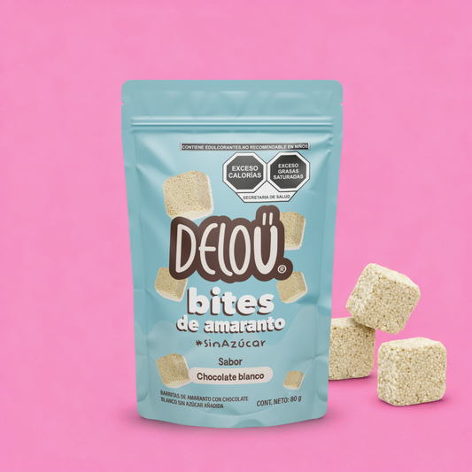 Bites de Amaranto - Chocolate blanco