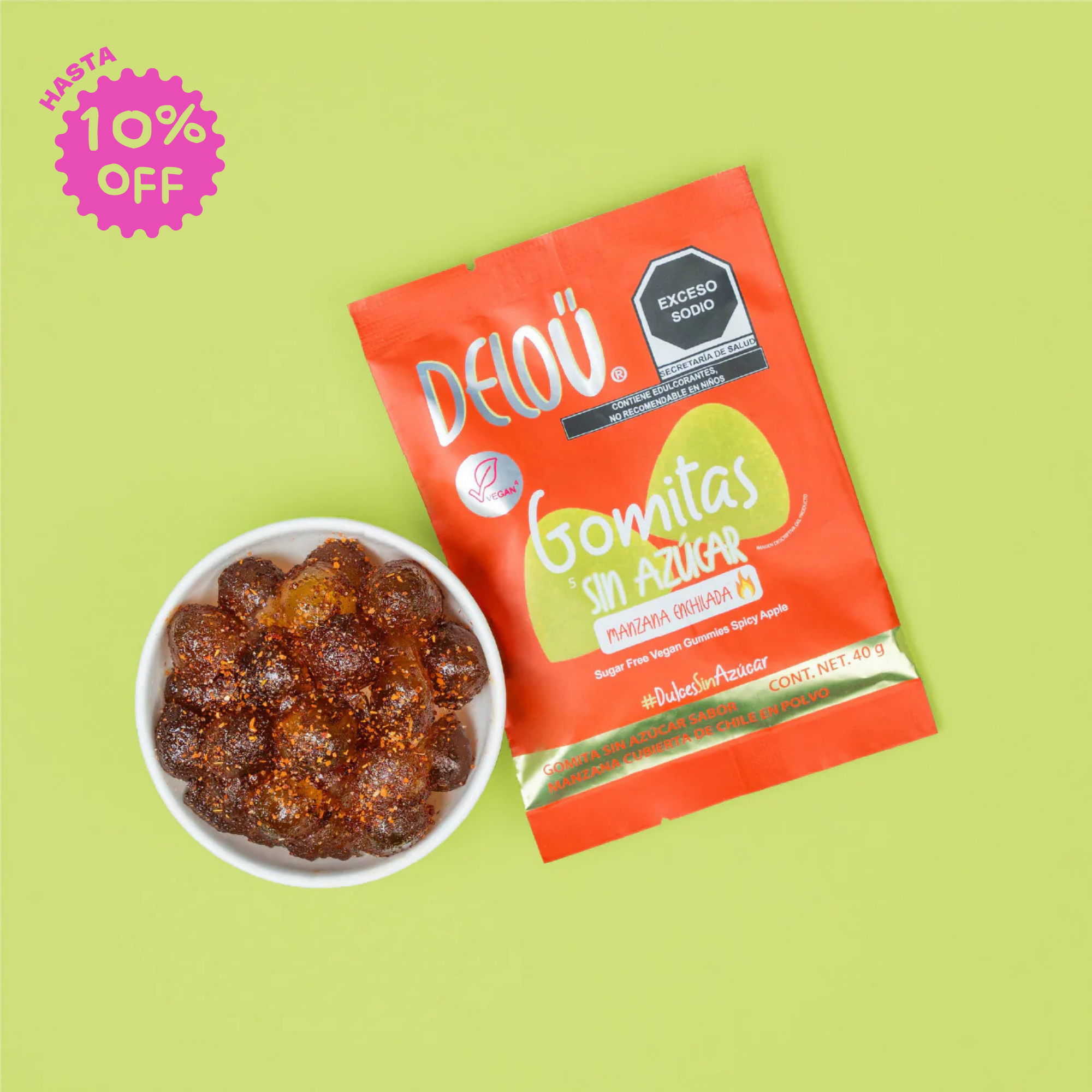 Packs Bolitas Manzana Enchilada