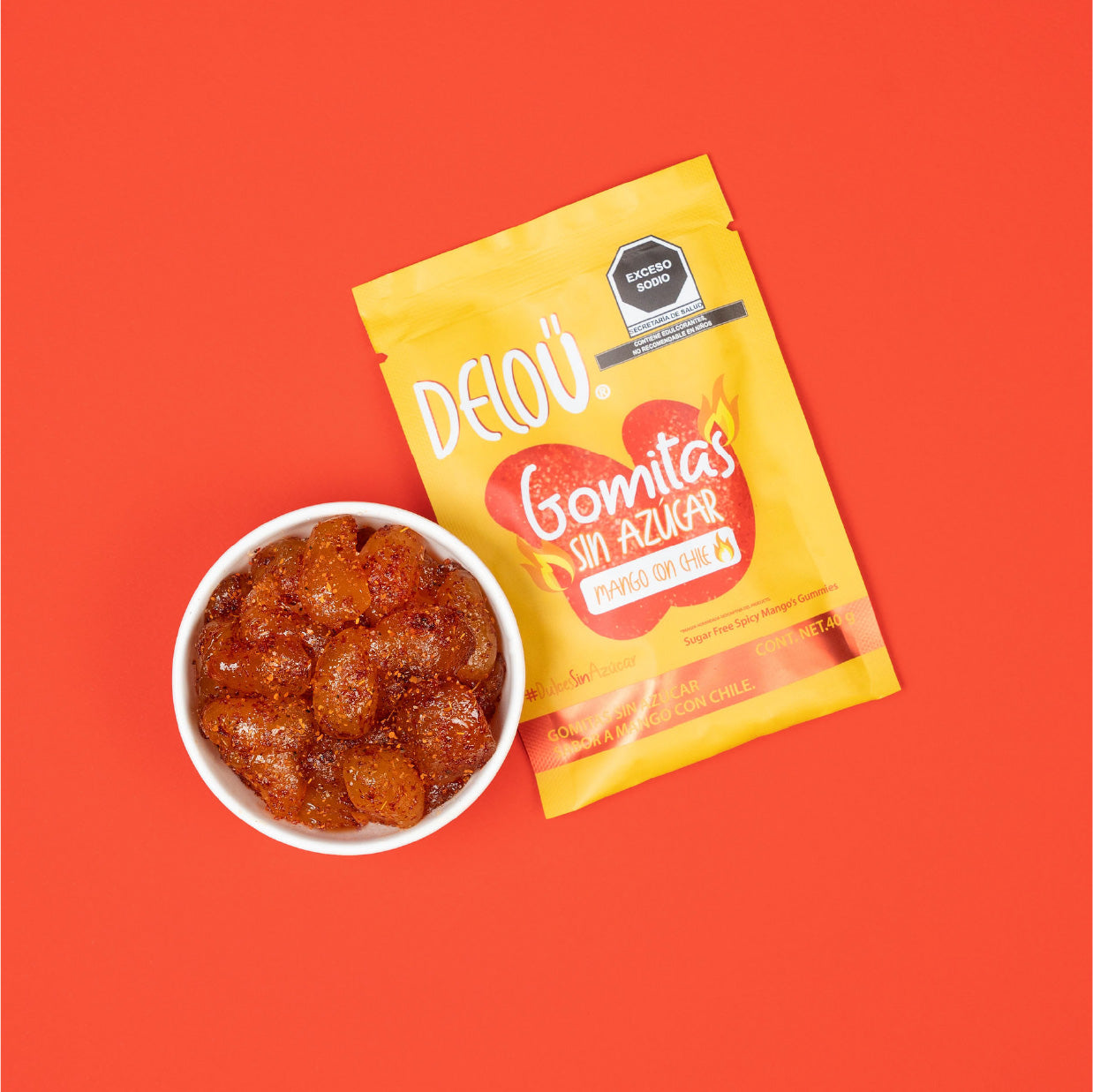 Deloü Gomitas Sin Azúcar Manguitos enchilados