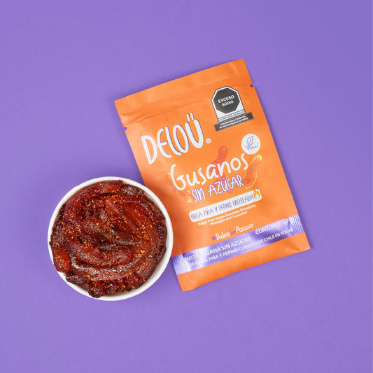 Deloü Gomitas Veganas Sin Azúcar Gusanos Enchilados