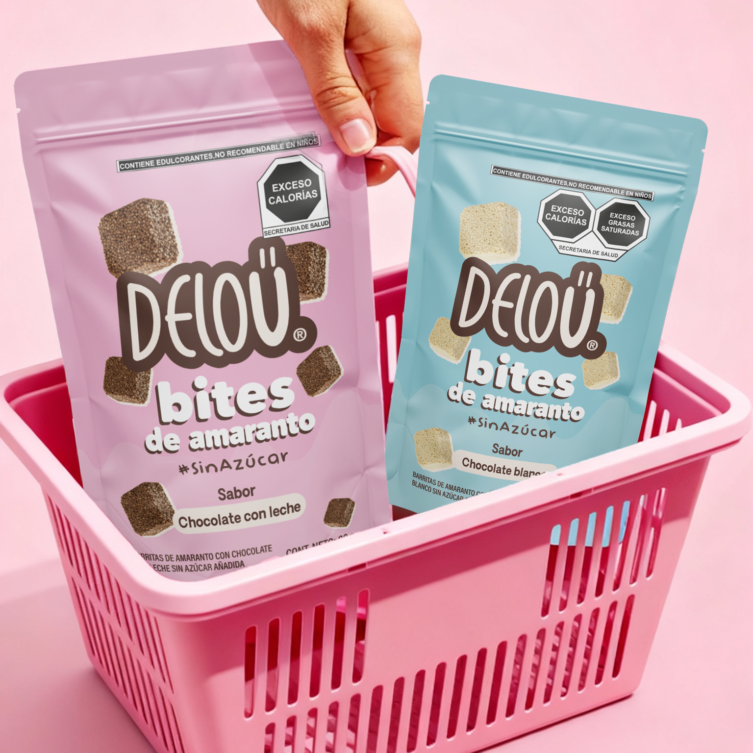 Bites de Amaranto - Chocolate blanco