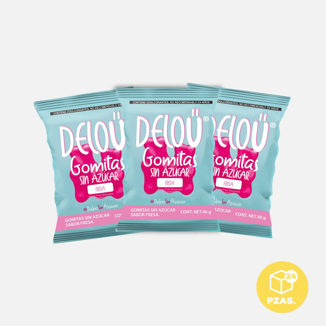 Pack Ositos sabor fresa sin azúcar