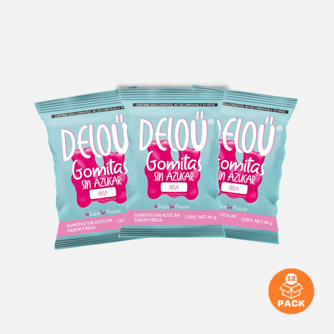 Pack Ositos sabor fresa sin azúcar