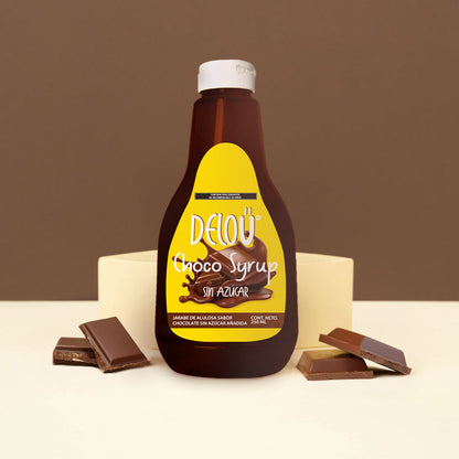 Choco Syrup Deloü | Jarabe de Chocolate Sin Azúcar (250ml)