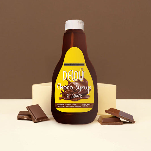 Choco Syrup Deloü | Jarabe de Chocolate Sin Azúcar (250 ml.)